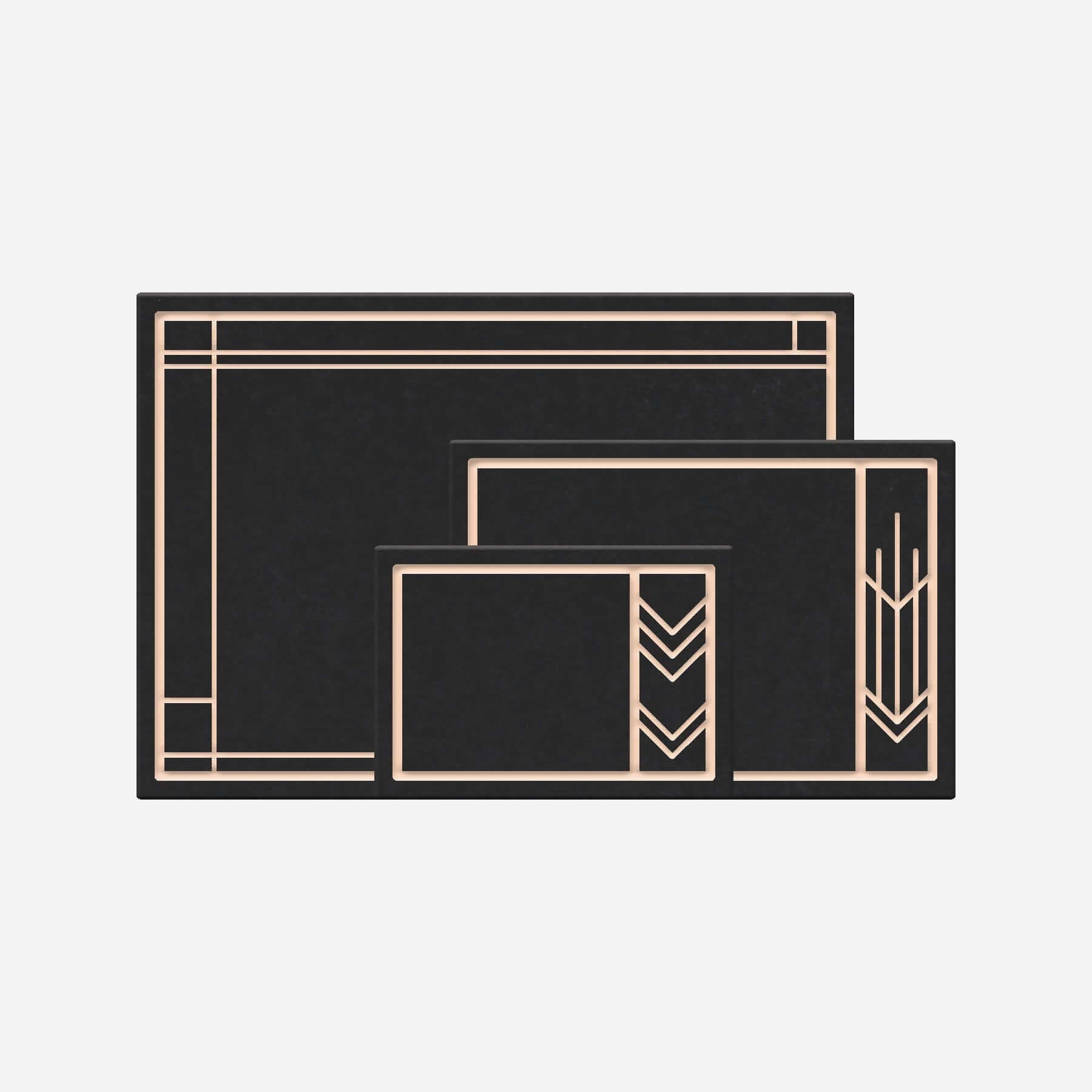 Frank Lloyd Wright Cutting Board Set - 3 Piece